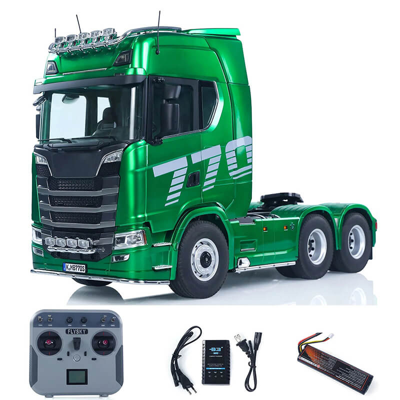 Huina Scania K770s-100 6x6 Rc Haulage Truck Rtr - Green