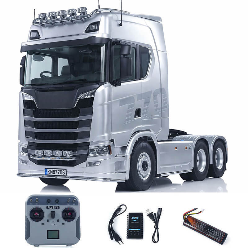 Huina Scania K770s-100 6x6 Rc Haulage Truck Rtr - Silver