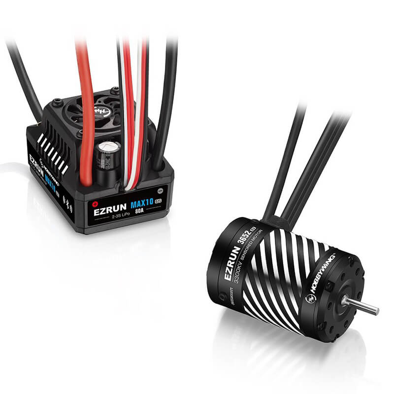 Hobbywing Combo Max10 G2s 80a Esc 3652sd 3300kv Blk G3 Motor