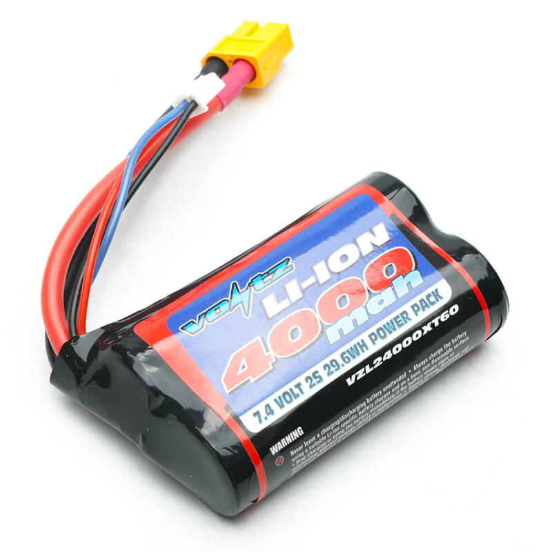 Voltz Li-ion 7.4v 2s 4000mah Battery With Xt60 Plug