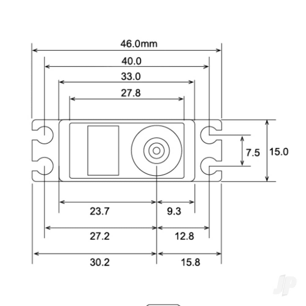 Futaba S-A401 Mini Coreless Digital Servo PWM/S.Bus2 5.7kg 0.10s 6.0V - 7.4V-6