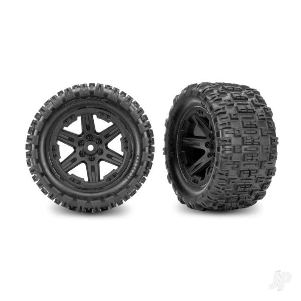 traxxas-rxt-28-black-wheels-sledgehammer-st-tyres-2