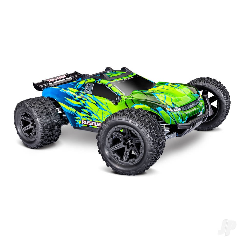 traxxas-rustler-110-4wd-rtr-stadium-truck-green-tqi-sport-2-ch-tsm-vx3-velineon-v3200-clipless-body