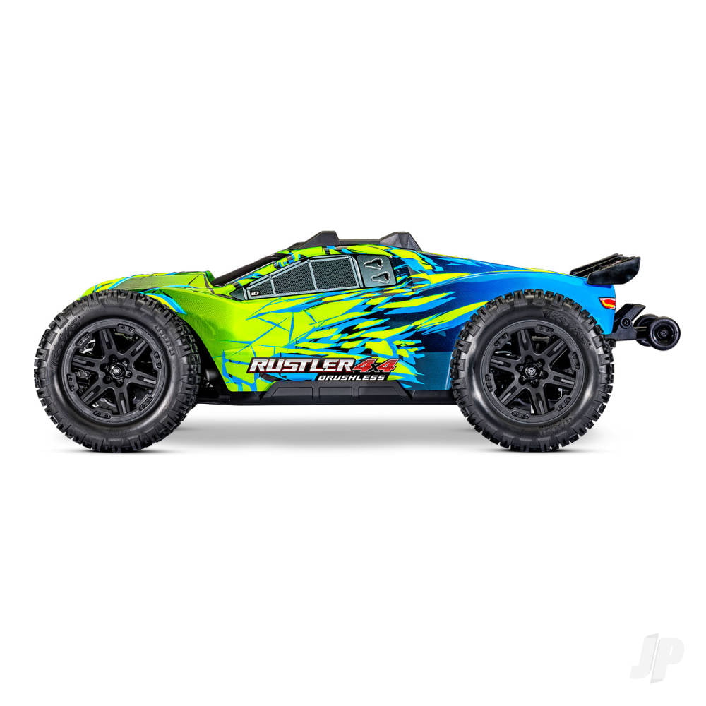traxxas-rustler-110-4wd-rtr-stadium-truck-green-tqi-sport-2-ch-tsm-vx3-velineon-v3200-clipless-body