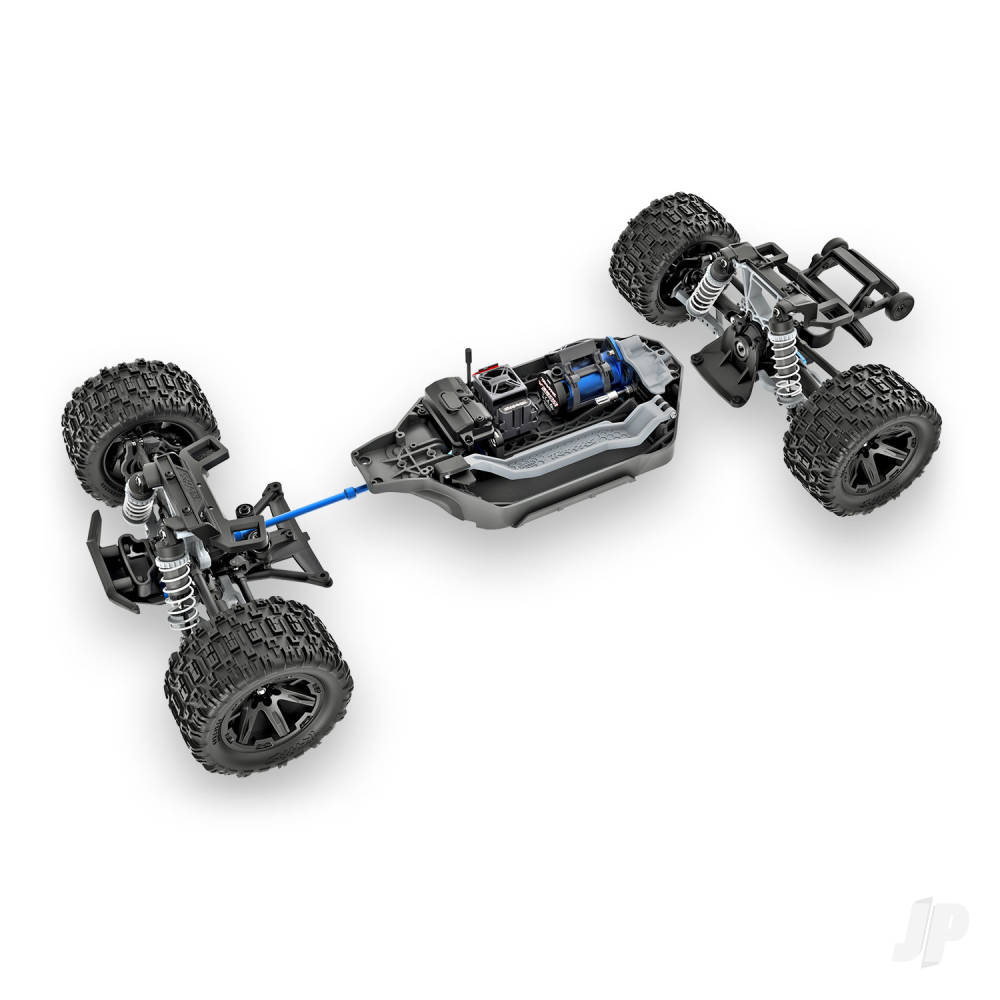 Traxxas Rustler 1:10 4WD RTR Stadium Truck, Purple (+ TQi Sport 2-ch, TSM, VX3, Velineon V3200, Clipless Body)-6