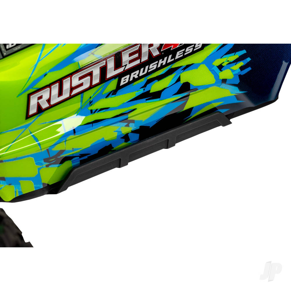 Traxxas Rustler 1:10 4WD RTR Stadium Truck, Purple (+ TQi Sport 2-ch, TSM, VX3, Velineon V3200, Clipless Body)-10