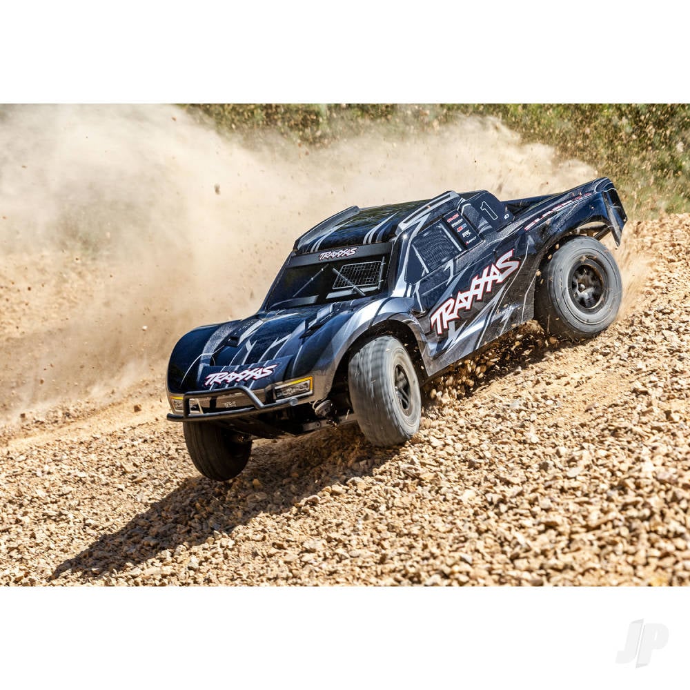 Traxxas Slash 4WD 1:10 4WD RTR Short Course Truck, Black (+ TQi Sport 2-ch, VX3, Velineon V3200, Clipless Body)-9
