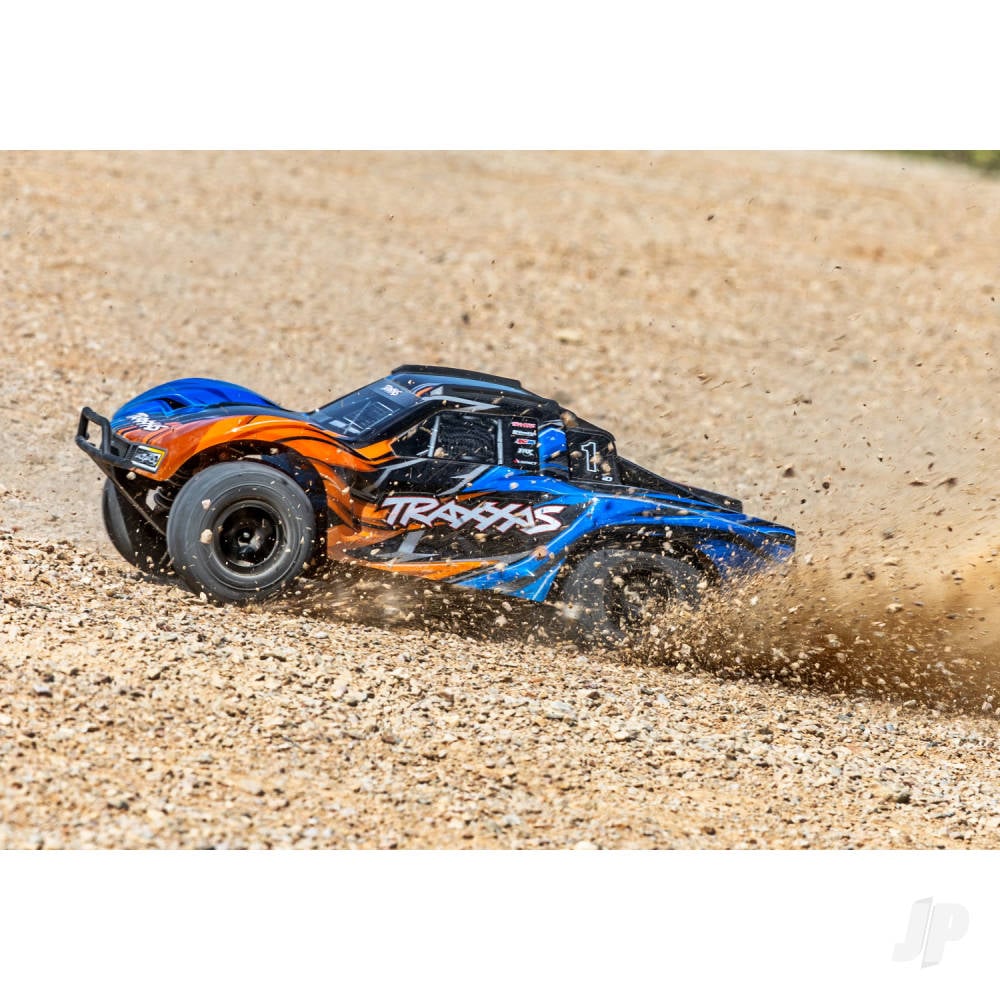Traxxas Slash 4WD 1:10 4WD RTR Short Course Truck, Orange (+ TQi Sport 2-ch, VX3, Velineon V3200, Clipless Body)-11