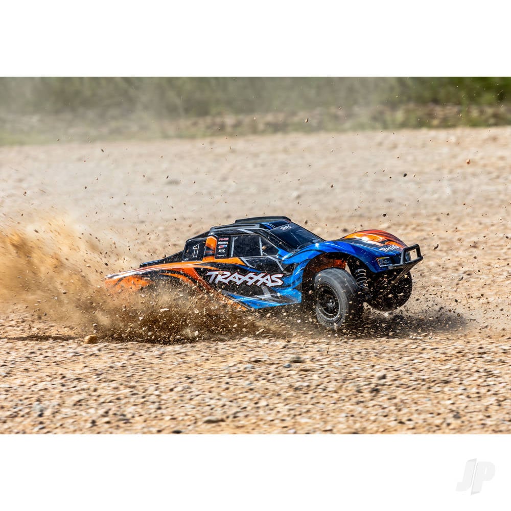 Traxxas Slash 4WD 1:10 4WD RTR Short Course Truck, Orange (+ TQi Sport 2-ch, VX3, Velineon V3200, Clipless Body)-12