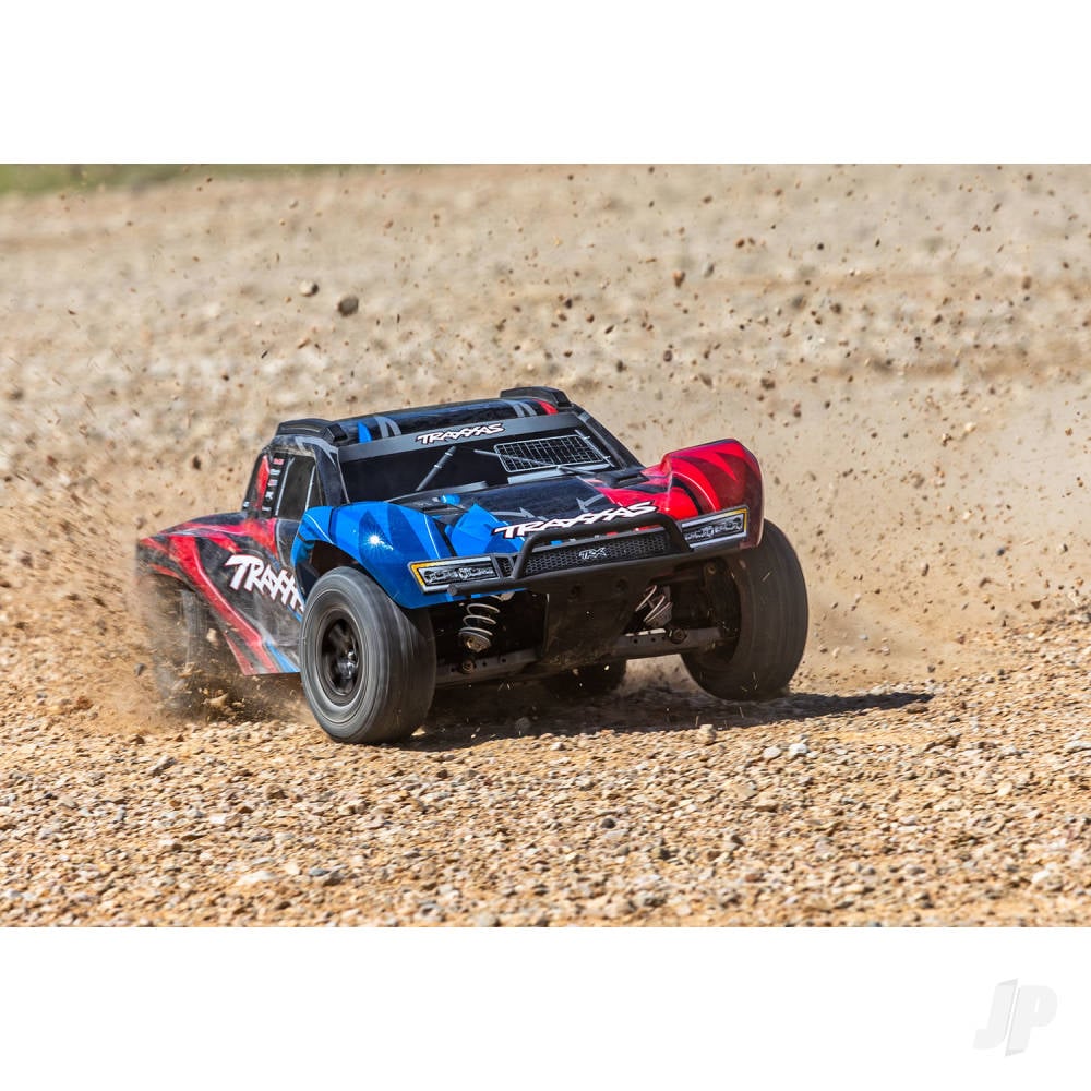 Traxxas Slash 4WD 1:10 4WD RTR Short Course Truck, Red (+ TQi Sport 2-ch, VX3, Velineon V3200, Clipless Body)-9
