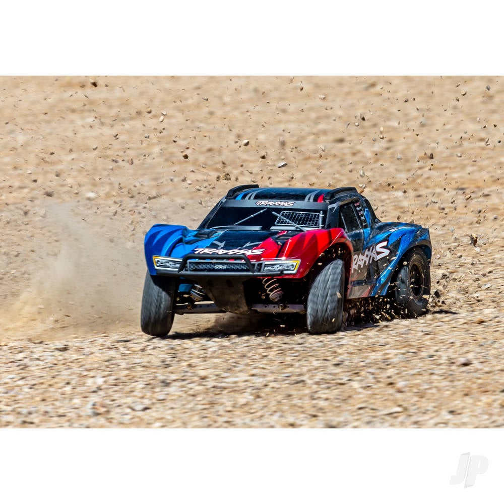 Traxxas Slash 4WD 1:10 4WD RTR Short Course Truck, Red (+ TQi Sport 2-ch, VX3, Velineon V3200, Clipless Body)-11