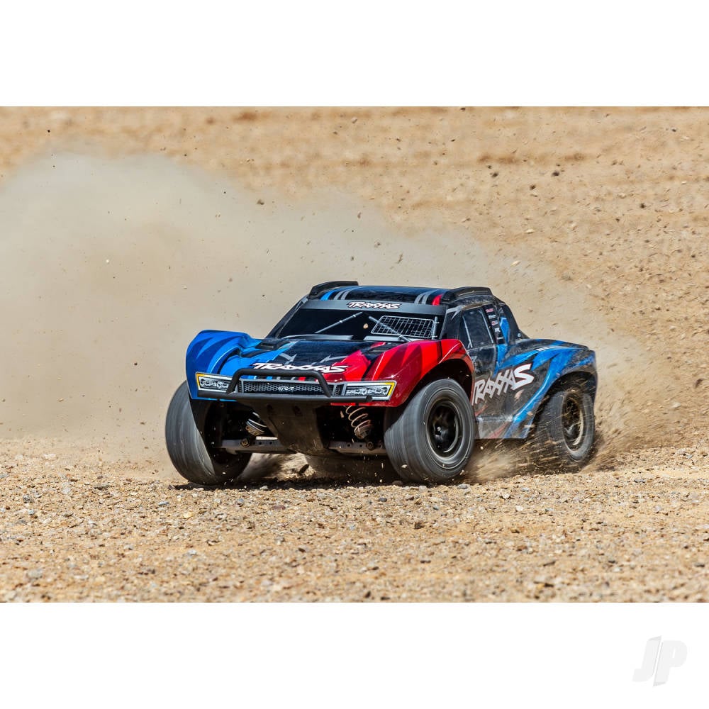 Traxxas Slash 4WD 1:10 4WD RTR Short Course Truck, Red (+ TQi Sport 2-ch, VX3, Velineon V3200, Clipless Body)-12