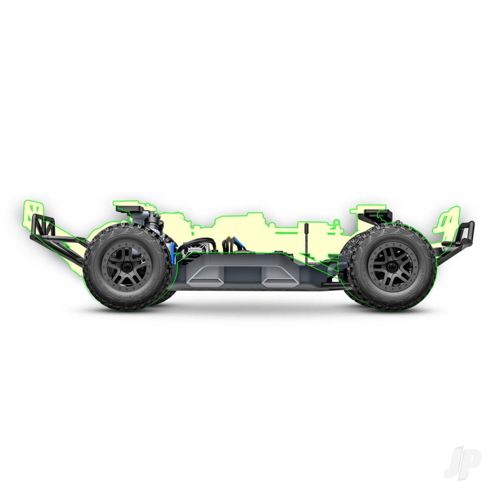 Traxxas Slash 4WD 1:10 4WD RTR Short Course Truck, Red (+ TQi Sport 2-ch, VX3, Velineon V3200, Clipless Body)-14