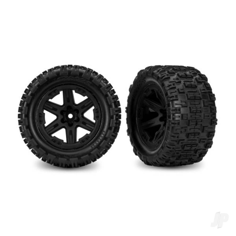 traxxas-rxt-28-black-wheels-sledgehammer-st-tyres-2-2