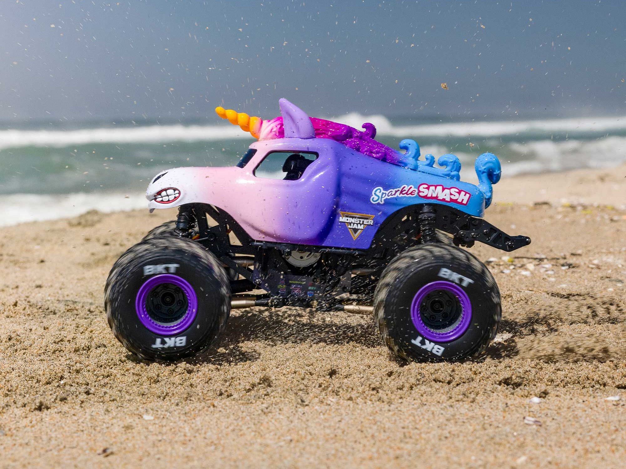 1/18 Mini LMT Sparkle Smash 2S 4X4 RTR Brushed Monster Truck-28