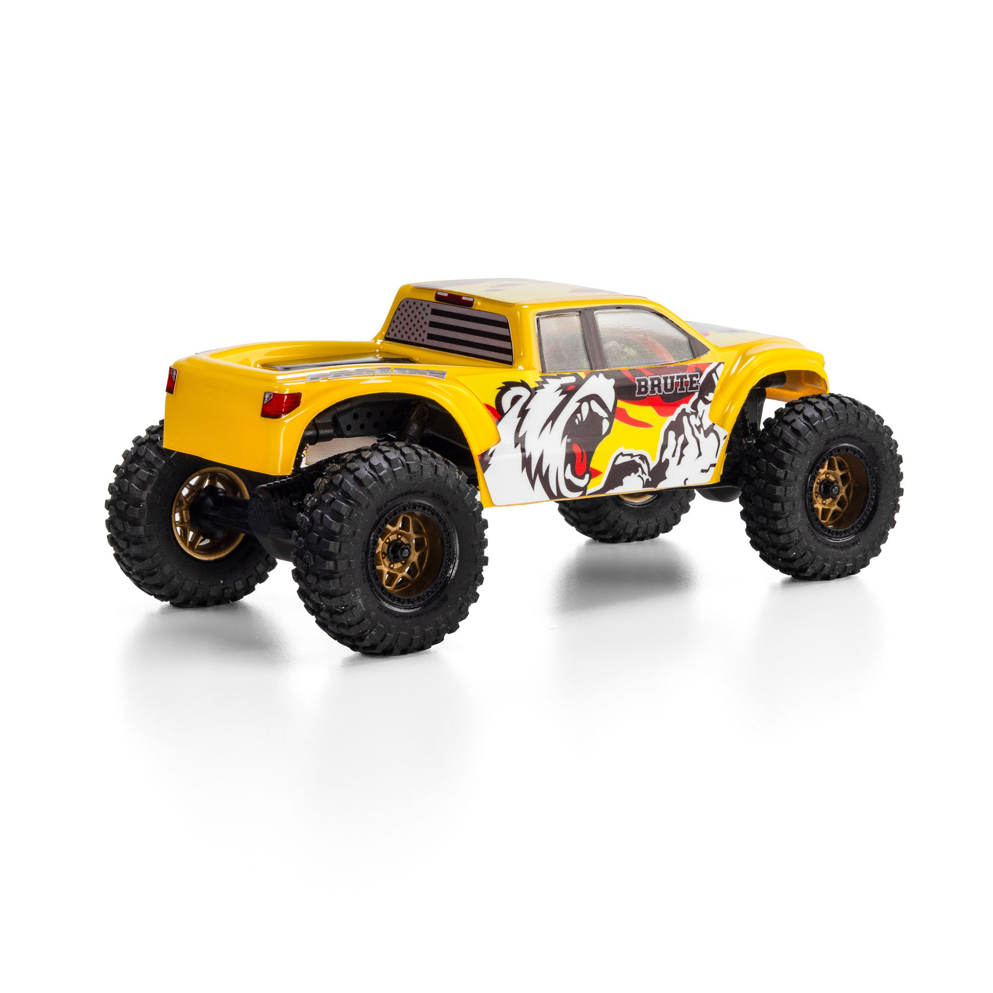 1/30 Pre-Cut Brute Body, Clear: Axial SCX30-4