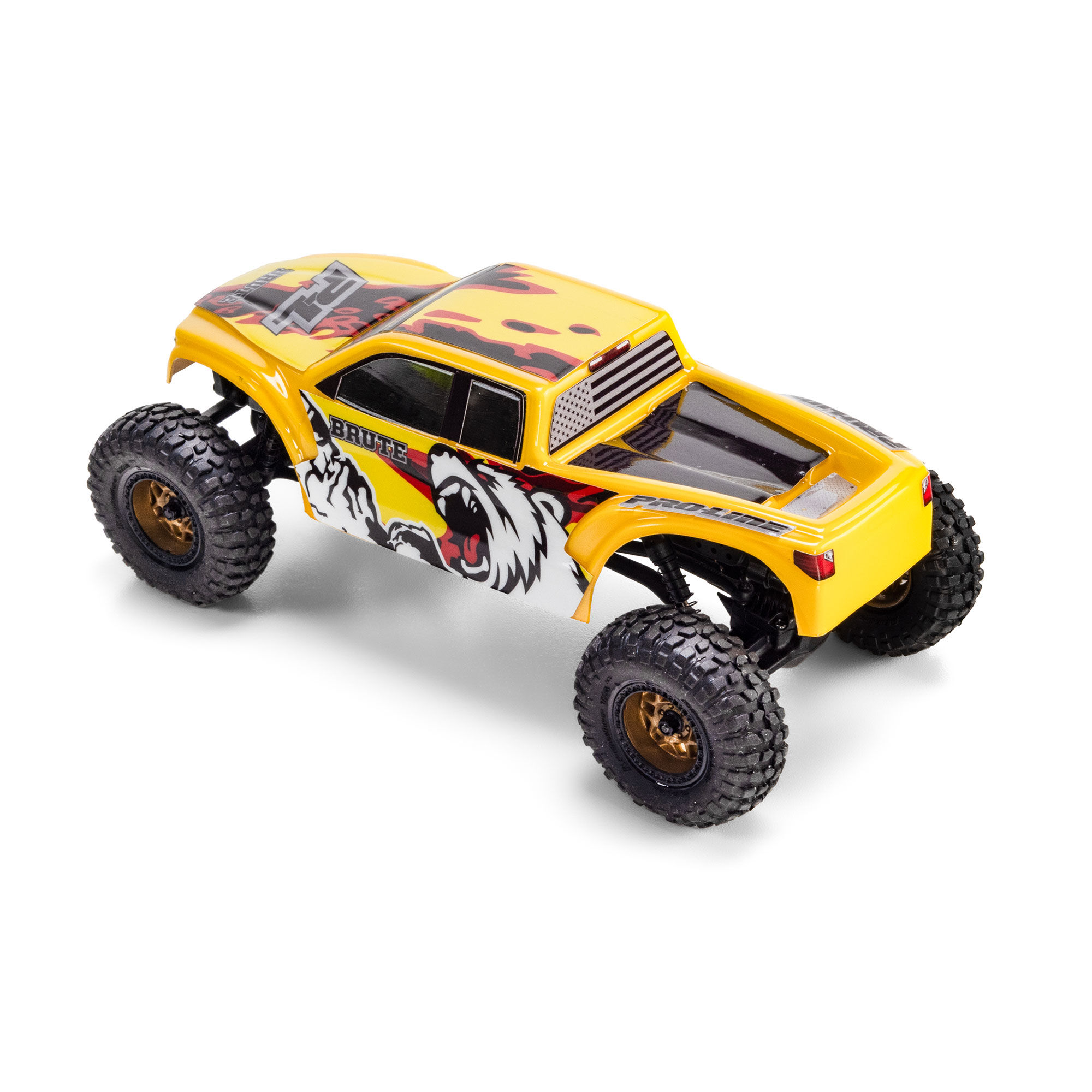 1/30 Pre-Cut Brute Body, Clear: Axial SCX30-5