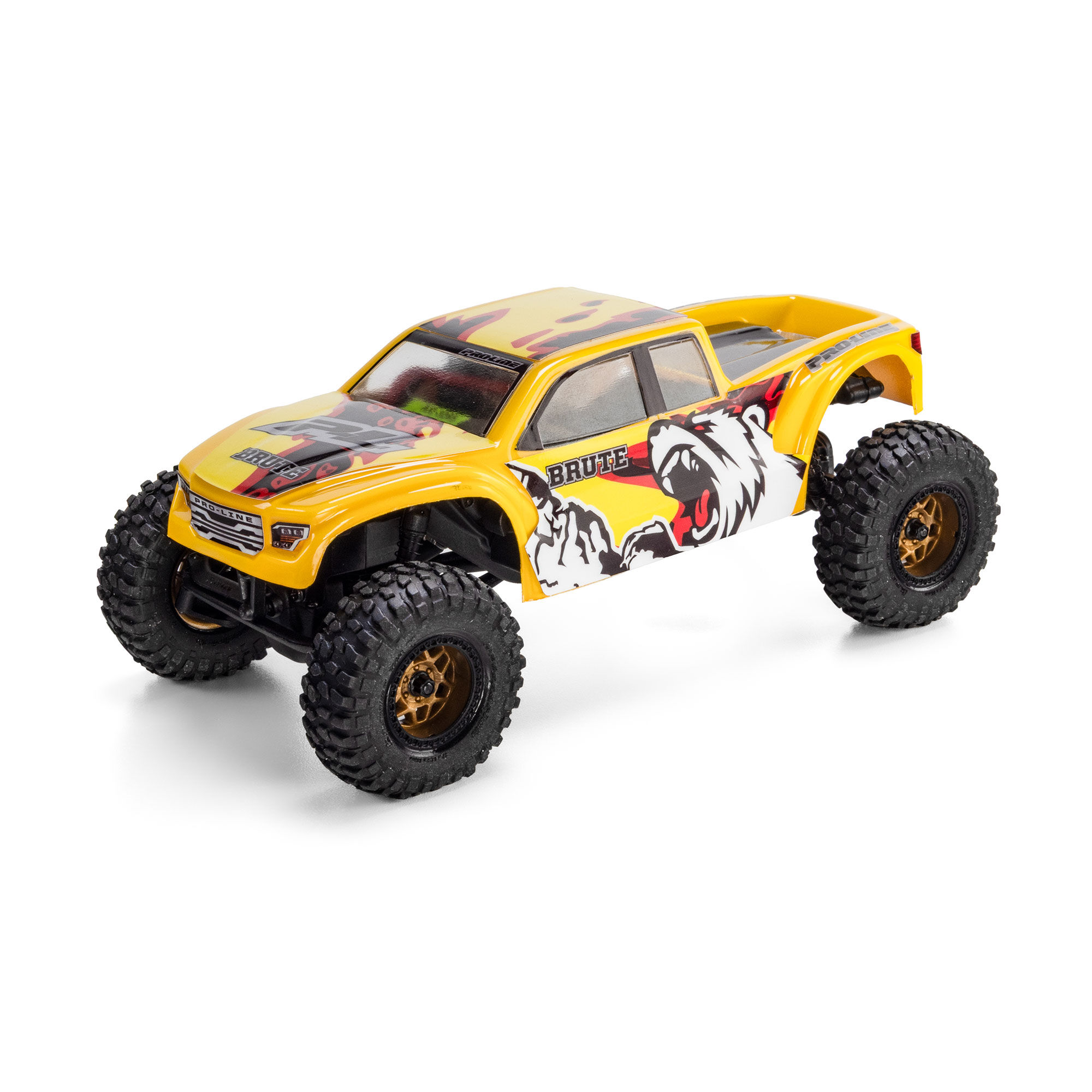 1/30 Pre-Cut Brute Body, Clear: Axial SCX30-6