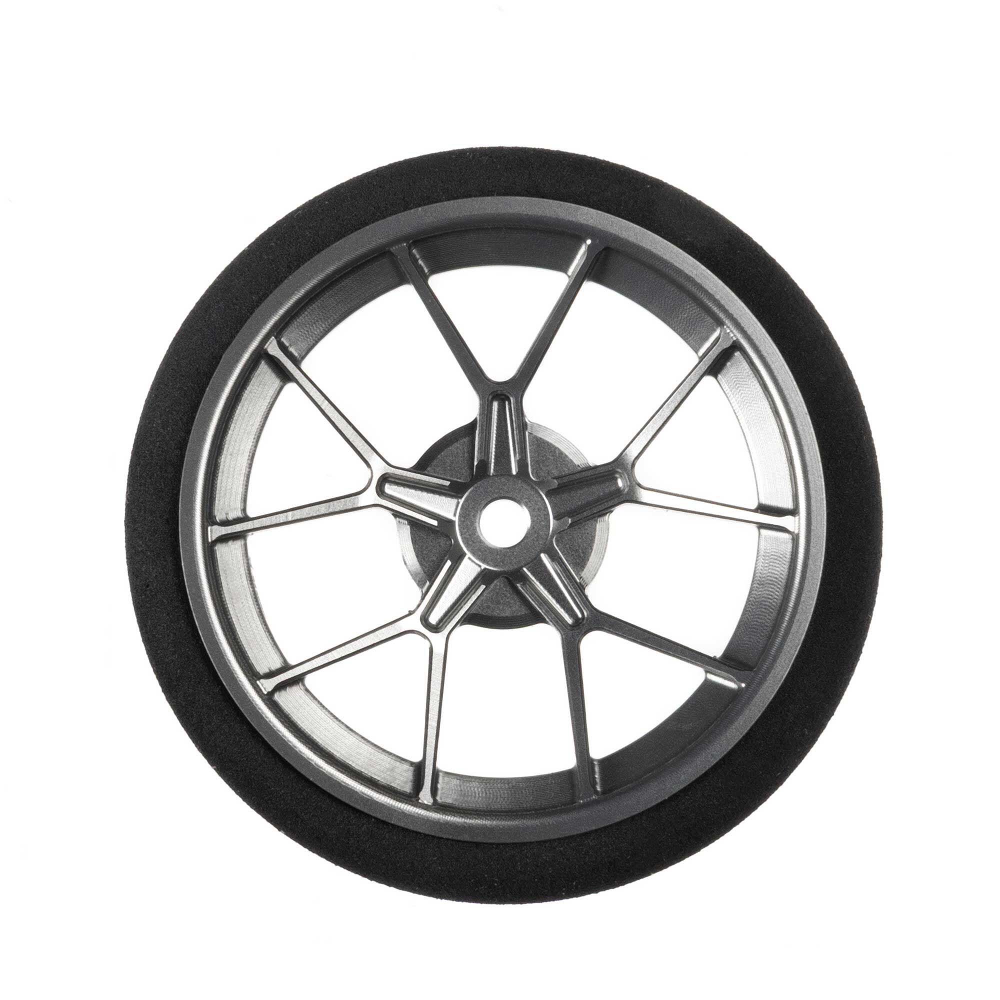 Aluminum Wide Wheel, Spoke, Gun Metal Gray-3
