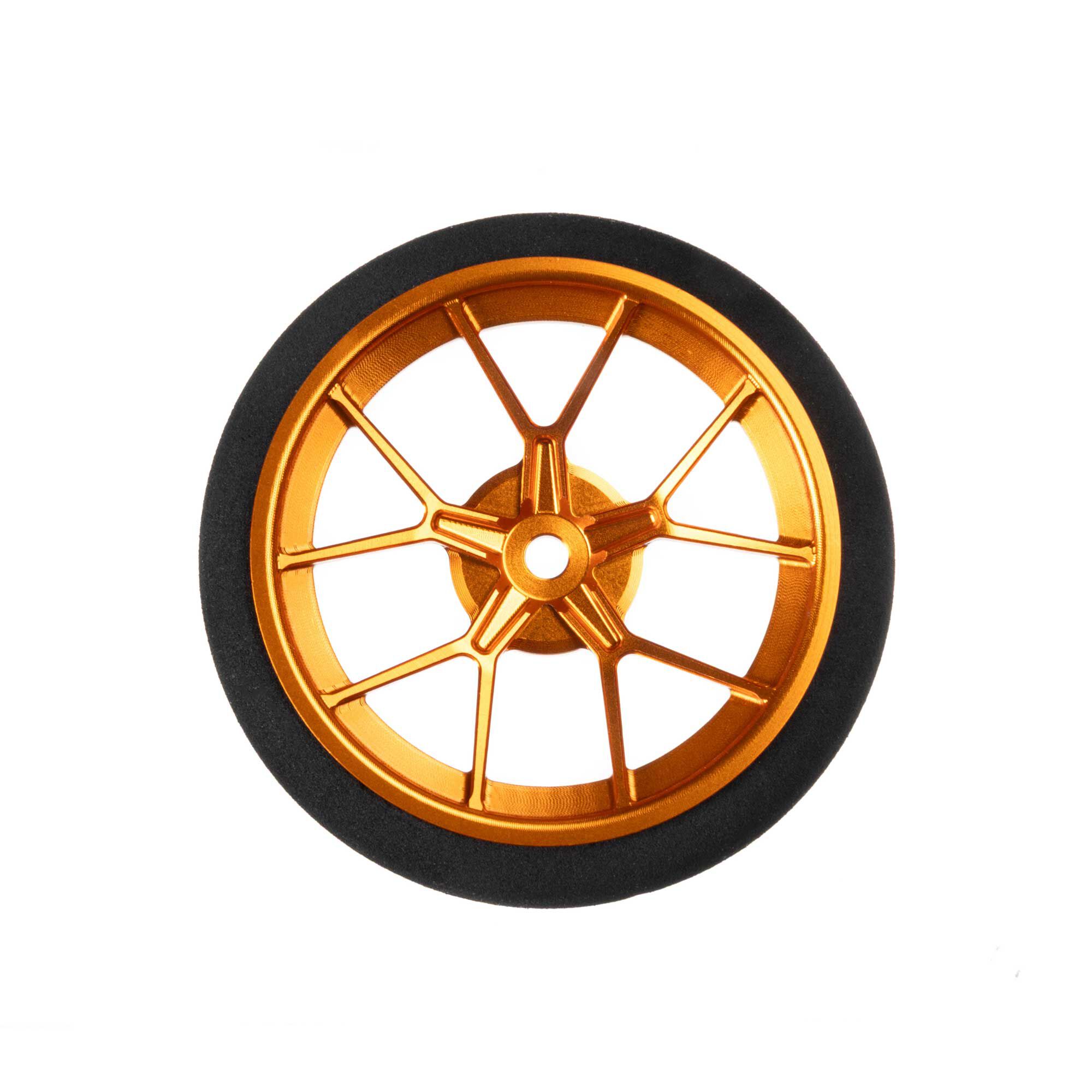 Aluminum Wide Wheel, Spoke, Orange-3