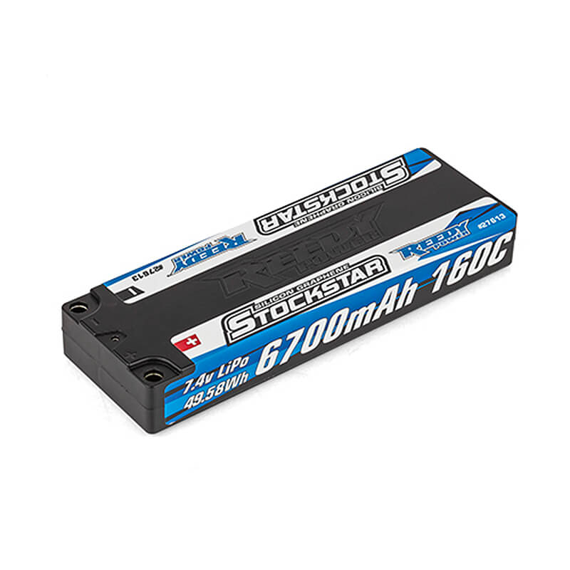 reedy-stockstar-6700mah-74v-160c-lcg-stick-lipo-battery