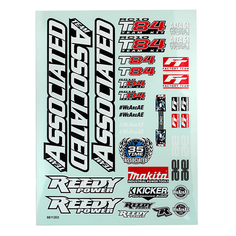 team-associated-rc10t84-decal-sheet