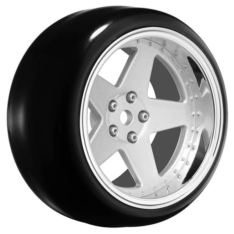 louise-rc-110-drift-2468mm-offset-5-spoke-wheels-matte-silver-with-tyres