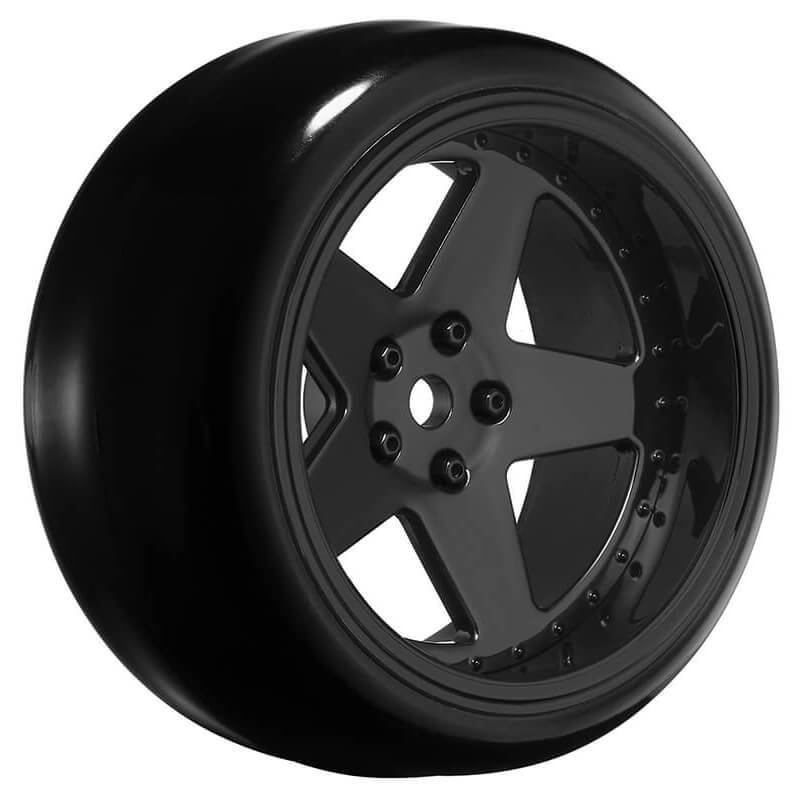 louise-rc-110-drift-2468mm-offset-5-spoke-wheels-gloss-black-with-tyres