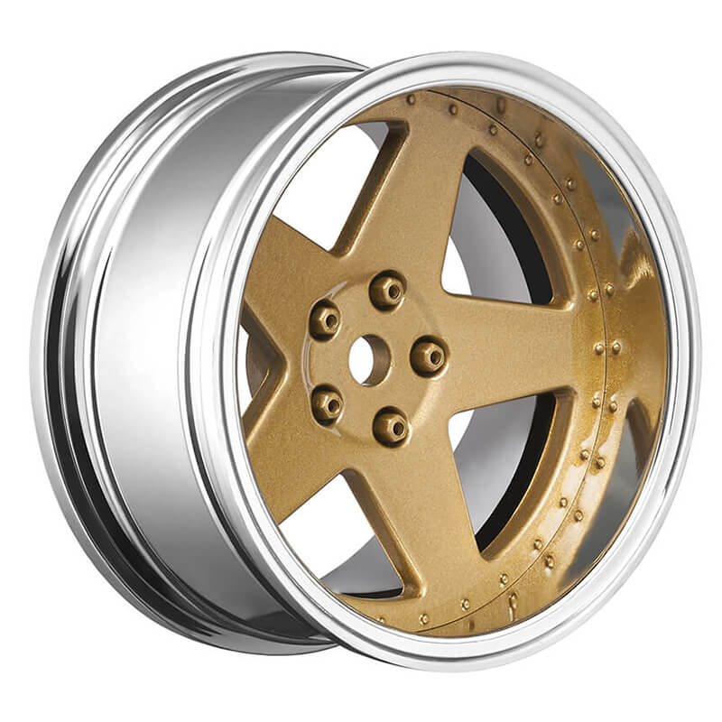 Louise Rc 1/10 Drift 2,4,6,8mm Offset 5-spoke Wheels Bronze