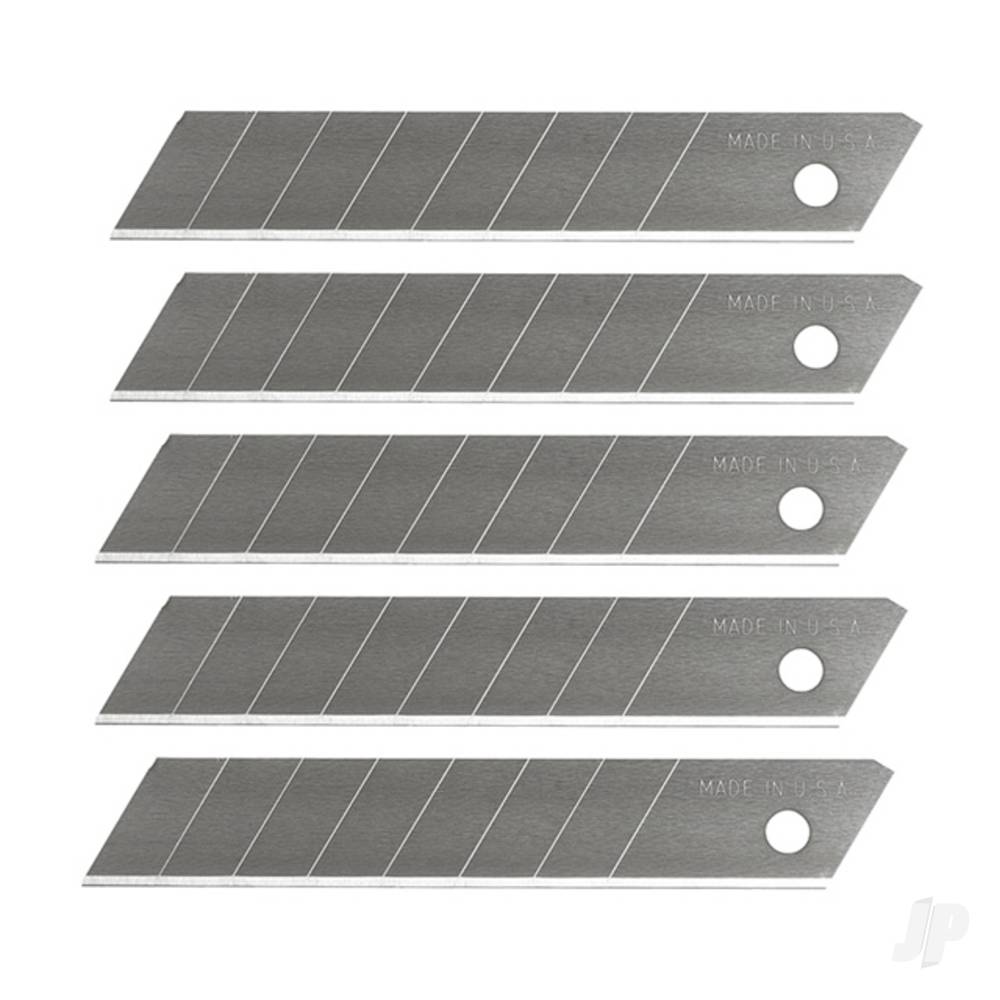 18mm, 8pt Snap Blade (5 pcs) (Carded)