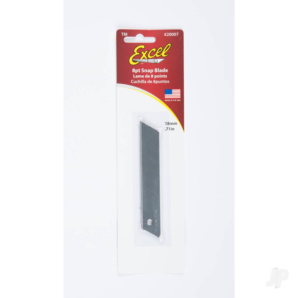 18mm, 8pt Snap Blade (5 pcs) (Carded)-4