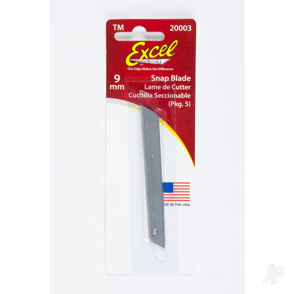 9mm, 13pt Snap Blade (5 pcs) (Carded)-6