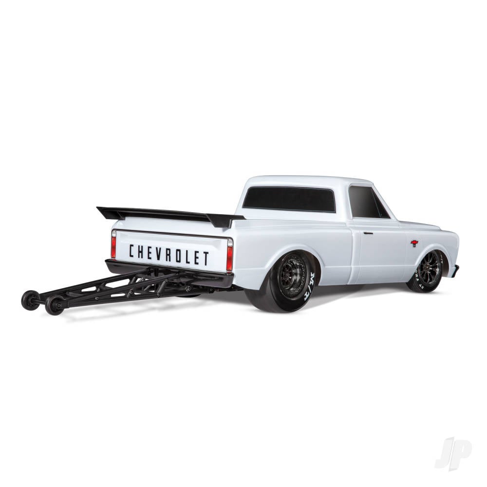 Drag Slash 1:10 2WD Brushless Electric RTR Drag Racing Truck, Diamond White (+ TQi 2-ch, TSM, VXL-3S, Velineon 3500kV)-3