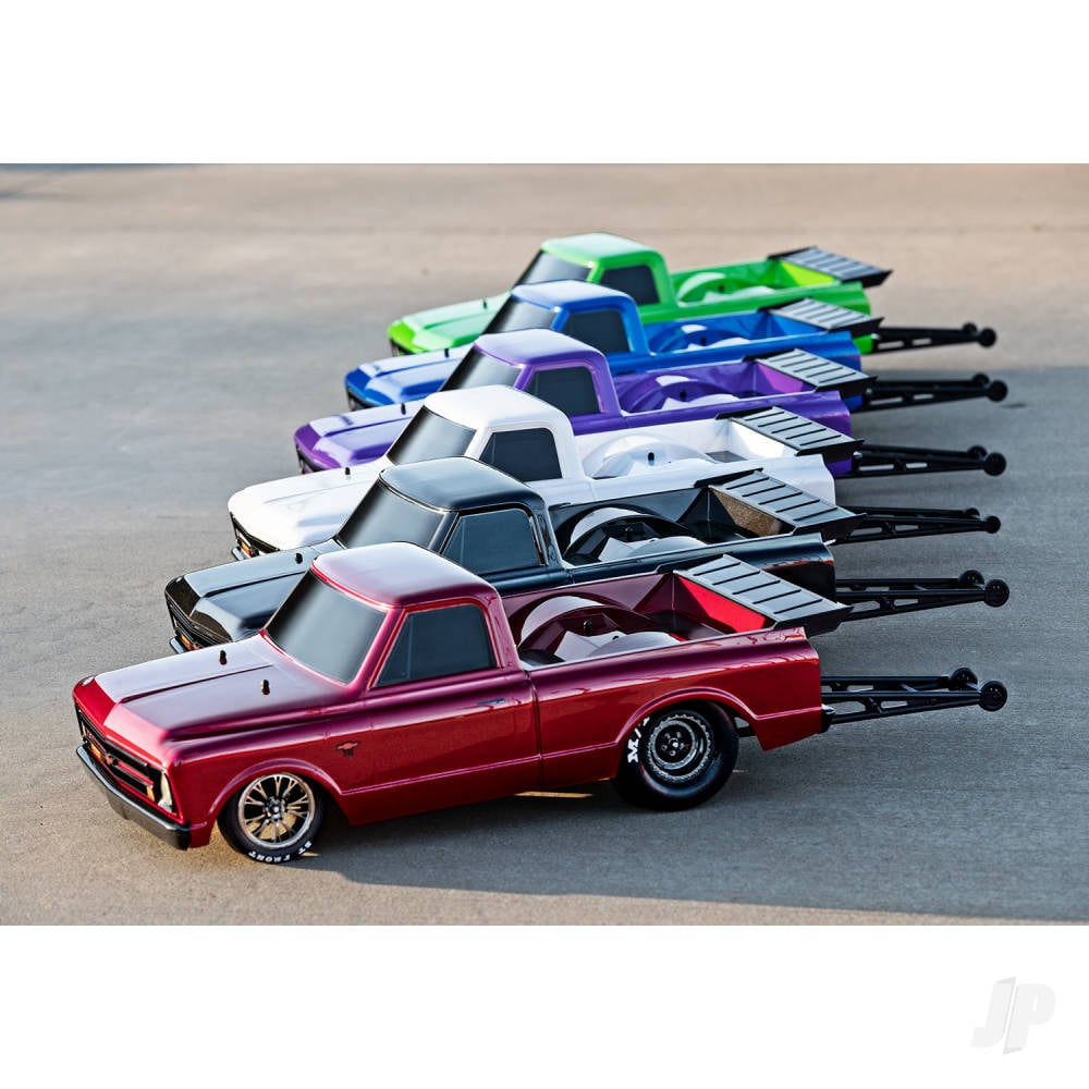 Drag Slash 1:10 2WD Brushless Electric RTR Drag Racing Truck, Diamond White (+ TQi 2-ch, TSM, VXL-3S, Velineon 3500kV)-9