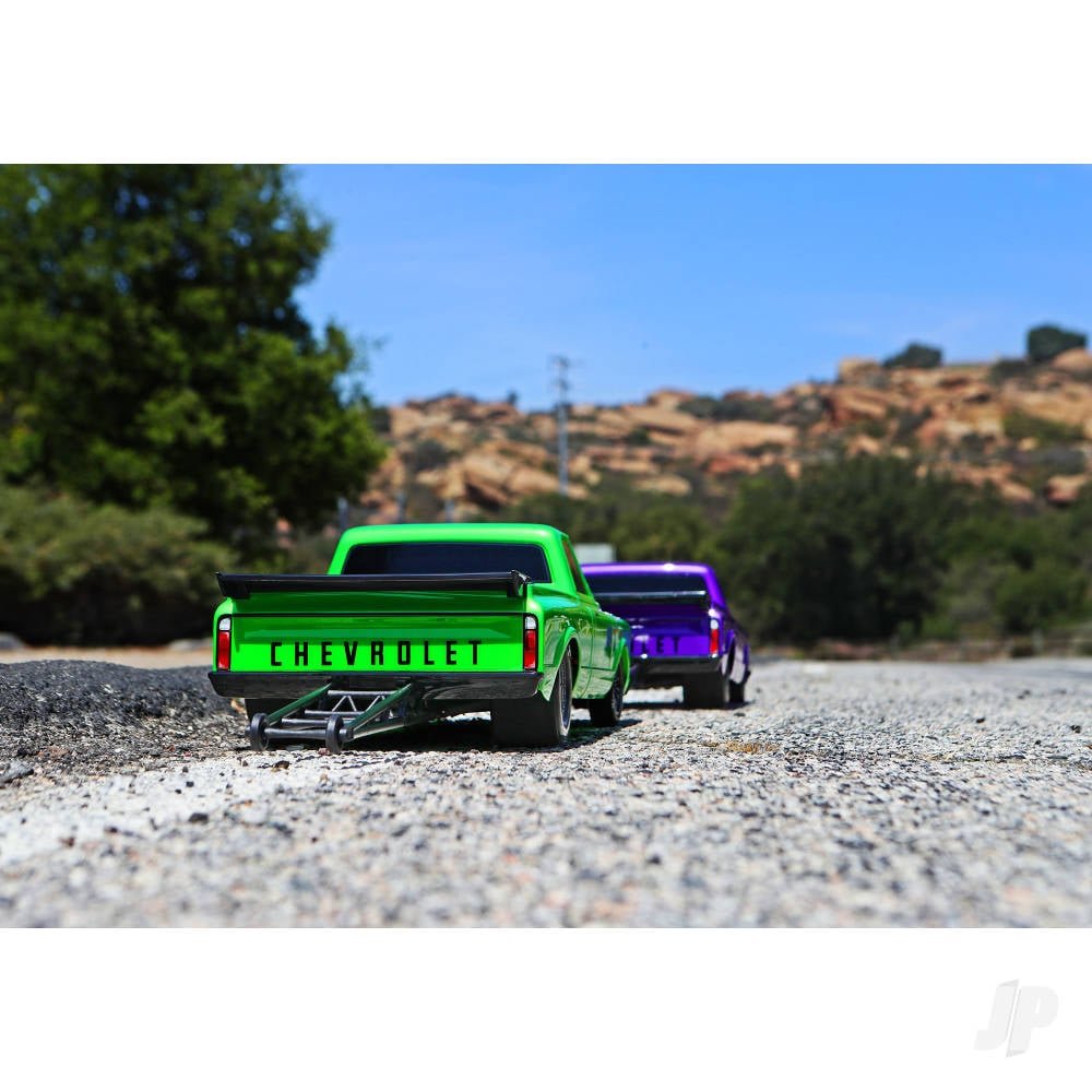 Drag Slash 1:10 2WD Brushless Electric RTR Drag Racing Truck, Green Machine (+ TQi 2-ch, TSM, VXL-3S, Velineon 3500kV)-12