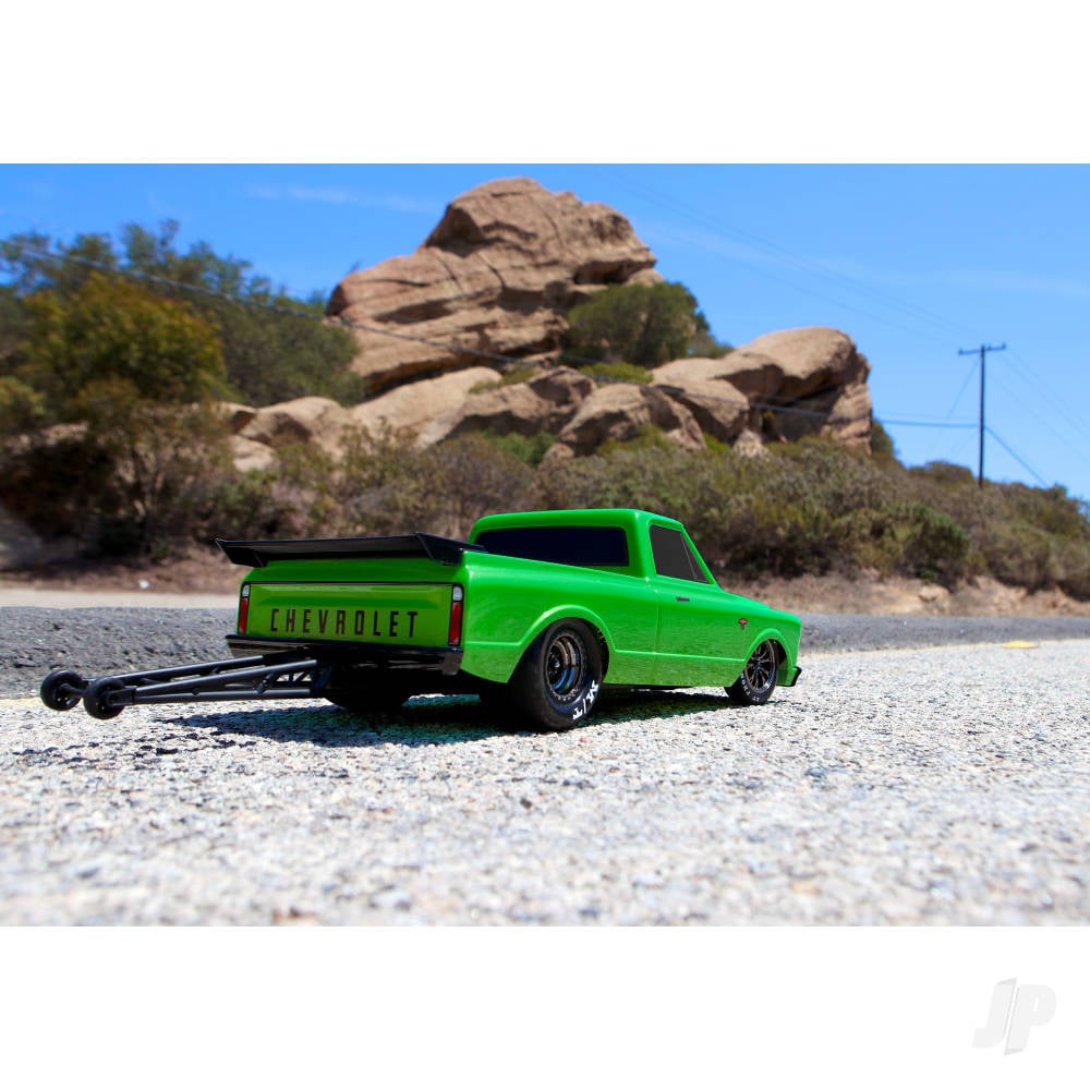 Drag Slash 1:10 2WD Brushless Electric RTR Drag Racing Truck, Green Machine (+ TQi 2-ch, TSM, VXL-3S, Velineon 3500kV)-14