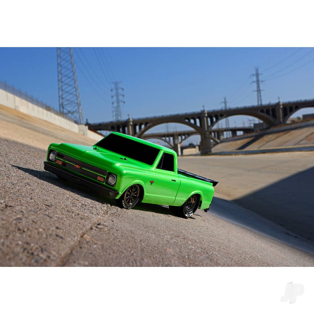 Drag Slash 1:10 2WD Brushless Electric RTR Drag Racing Truck, Green Machine (+ TQi 2-ch, TSM, VXL-3S, Velineon 3500kV)-15