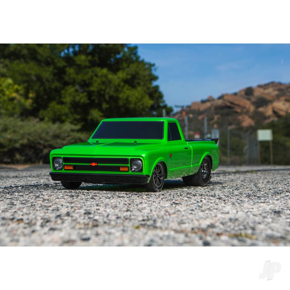 Drag Slash 1:10 2WD Brushless Electric RTR Drag Racing Truck, Green Machine (+ TQi 2-ch, TSM, VXL-3S, Velineon 3500kV)-16