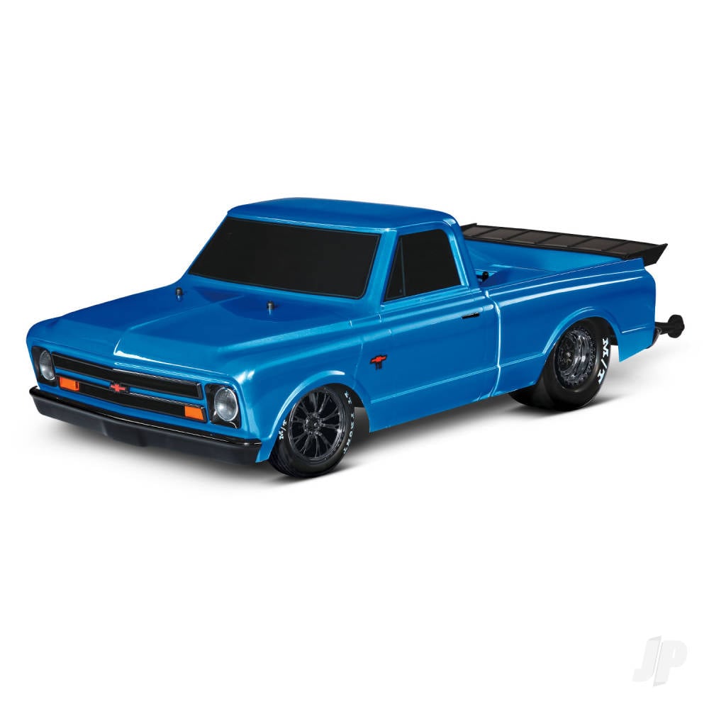 Drag Slash 1:10 2WD Brushless Electric RTR Drag Racing Truck, Brilliant Blue (+ TQi 2-ch, TSM, VXL-3S, Velineon 3500kV)