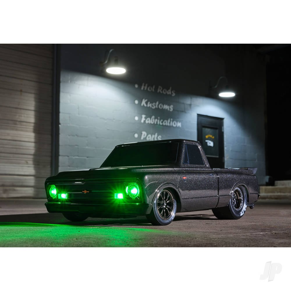 Drag Slash 1:10 2WD Brushless Electric RTR Drag Racing Truck, Midnight Black (+ TQi 2-ch, TSM, VXL-3S, Velineon 3500kV)-12