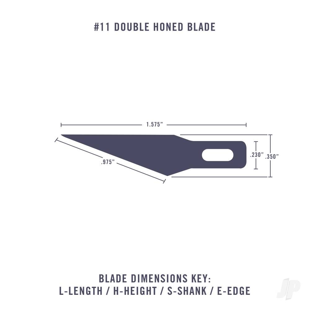 #11 Double Honed Blade - 100 pcs.-4