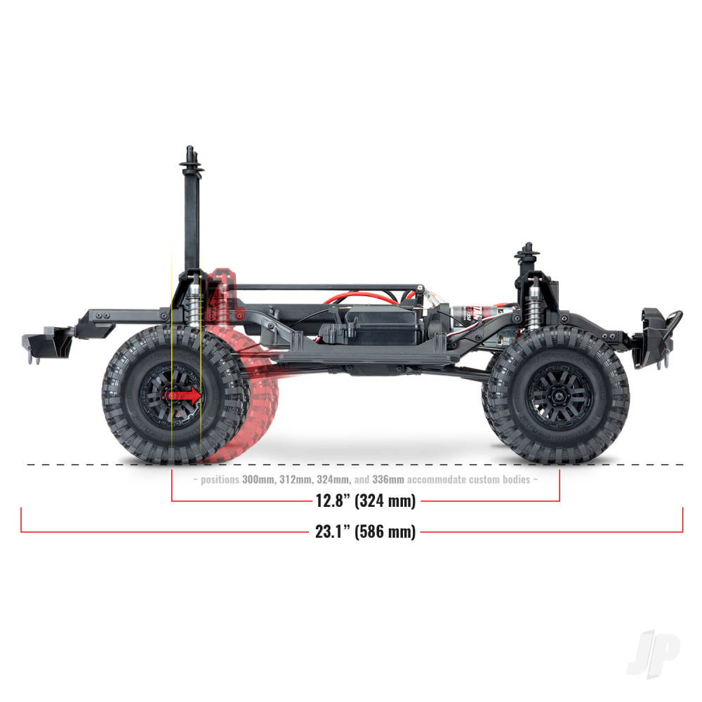TRX-4 Land Rover Defender 1:10 4X4 Electric Trail Crawler with Winch, Sand (+ TQi 4-ch, XL-5 HV, Titan 550)-11
