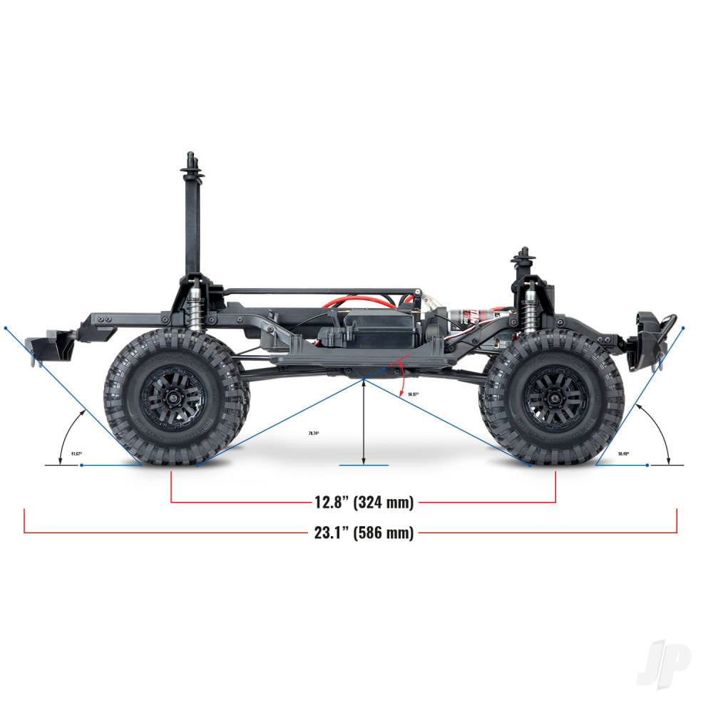 TRX-4 Land Rover Defender 1:10 4X4 Electric Trail Crawler with Winch, Sand (+ TQi 4-ch, XL-5 HV, Titan 550)-12