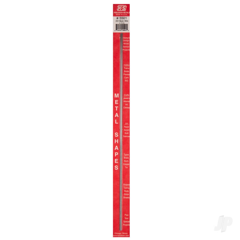 .032in Music Wire (12in long) (4 pcs)-4