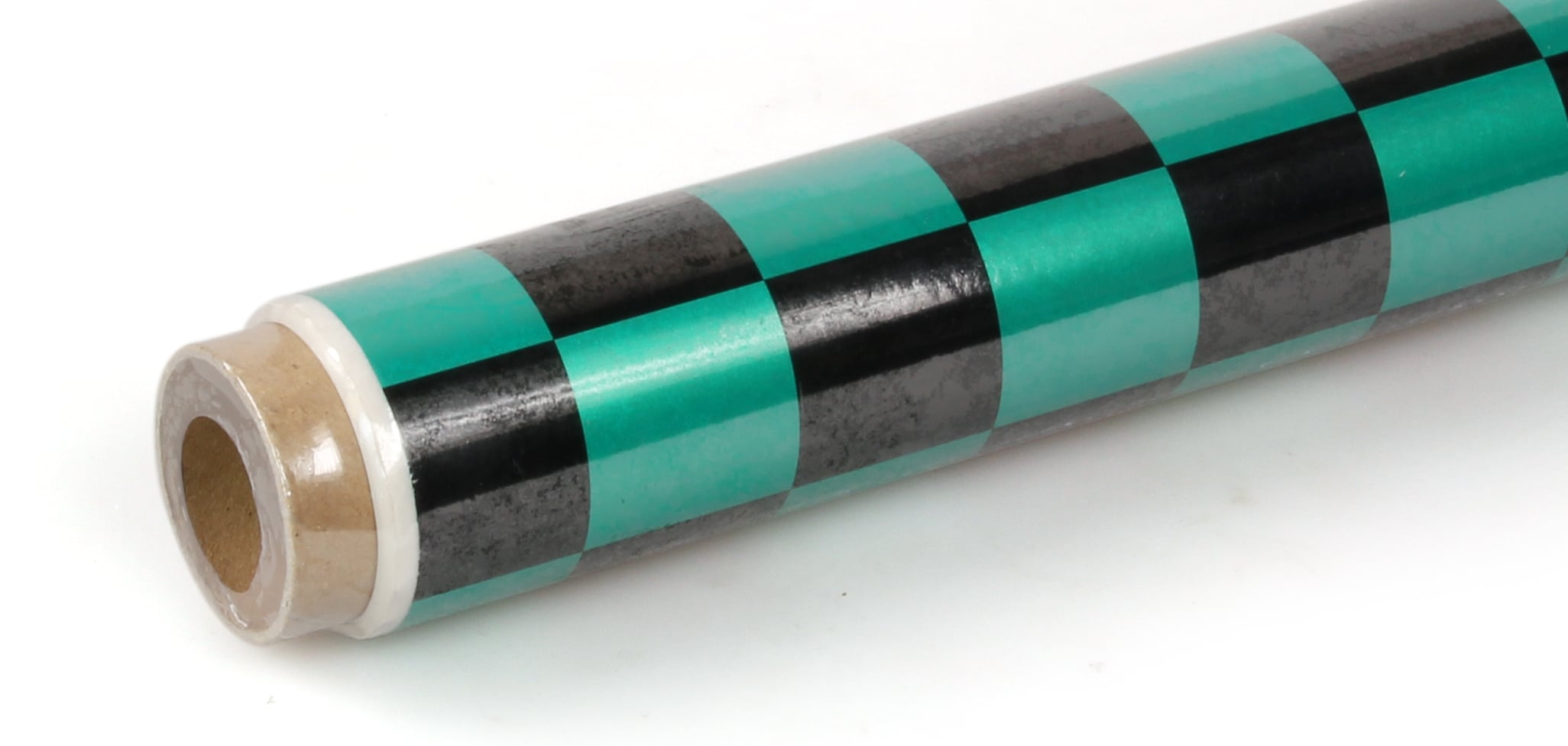 2m ORACOVER Fun-3 Medium Chequered, Pearlescent Green + Black (60cm width)