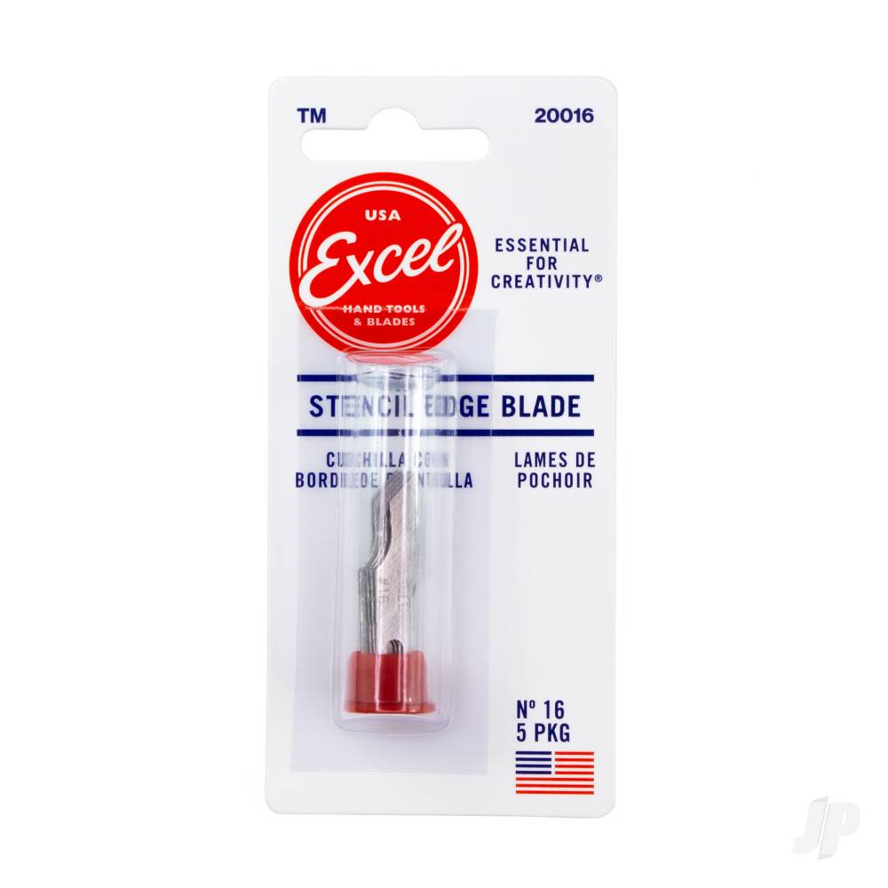 #16 Stencil Edge Blade, Shank 0.25" (0.58 cm) (5 pcs) (Carded)-7