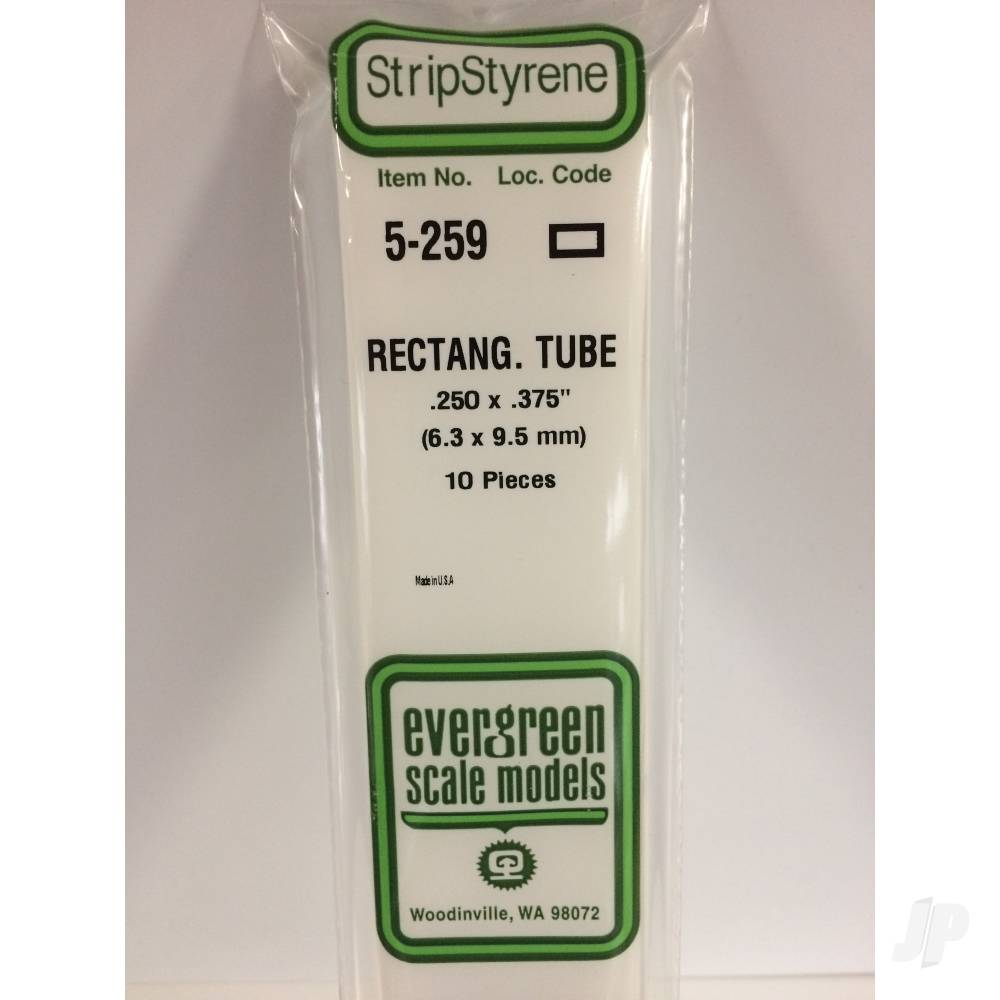 14in (35cm) Rectangular Tube .250x.375in (10 per pack)-2