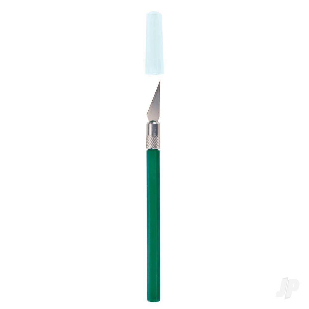 K30 Light Duty Rite-Cut Knife with Safety Cap, Green (Carded)-2