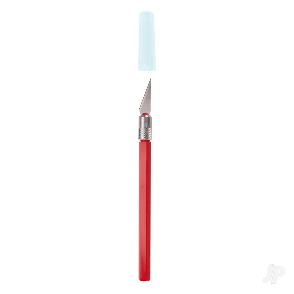K30 Light Duty Rite-Cut Knife with Safety Cap, Red (Carded)-3