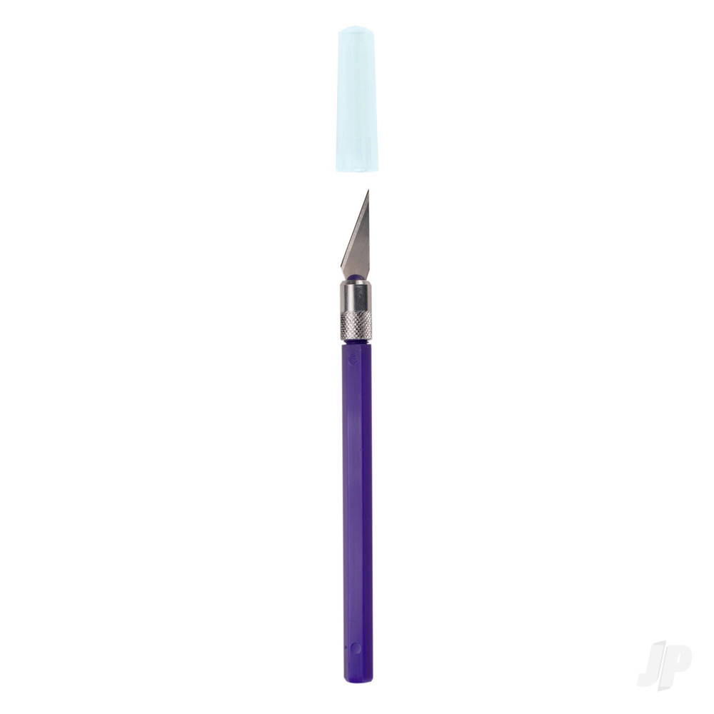 K30 Light Duty Rite-Cut Knife with Safety Cap, Purple (Carded)-3